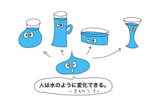 人は水の様に変化できる